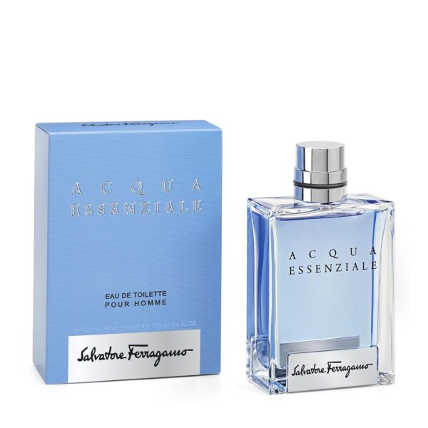 Salvatore Ferragamo Acqua Essenziale Eau de Toilette Spray for Men, 3.4 Ounce